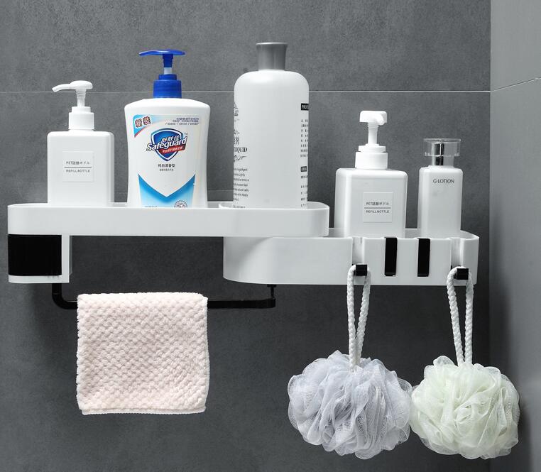 Space-Saving Bathroom Corner Organizer