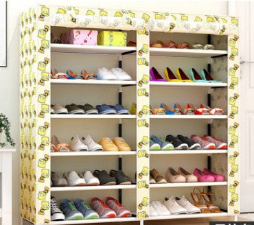Thick Fabric Shoe Organizer Shelves for Home Furniture