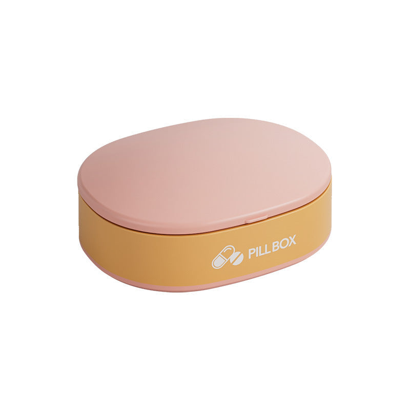 Small Pocket Travel Pill Box for Tablets and Drug Capsules