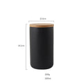 Modern Kitchen Canister with Air Tight Wood Lid
