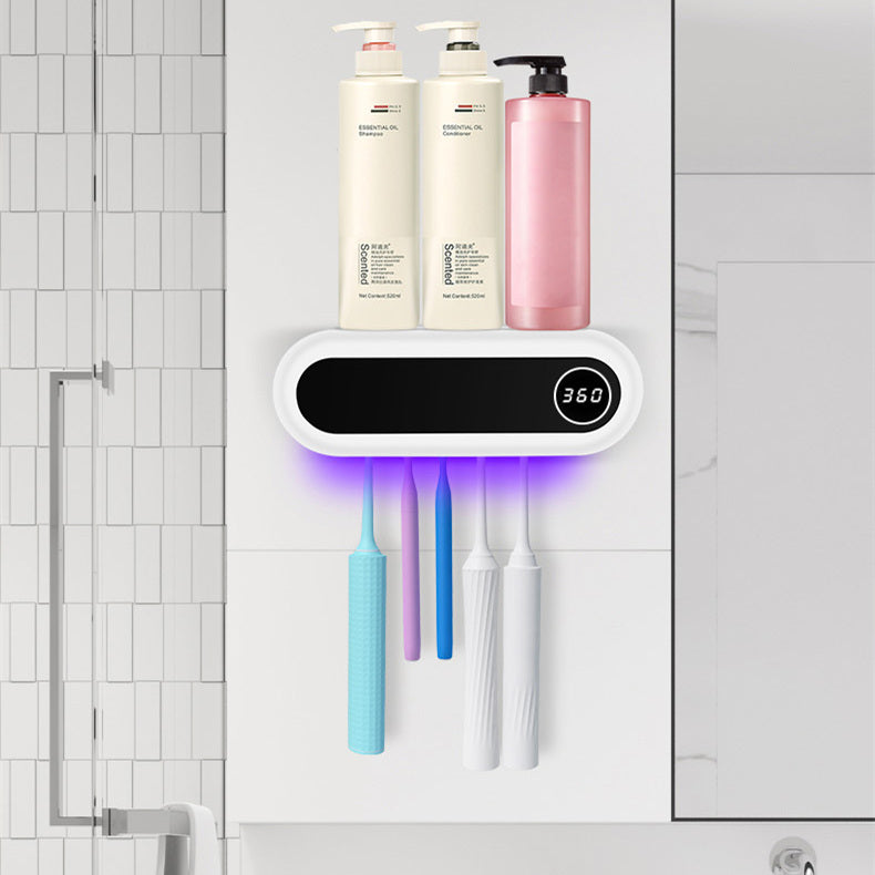 Smart UV Sterilizer Toothbrush Holder & Toothpaste Dispenser