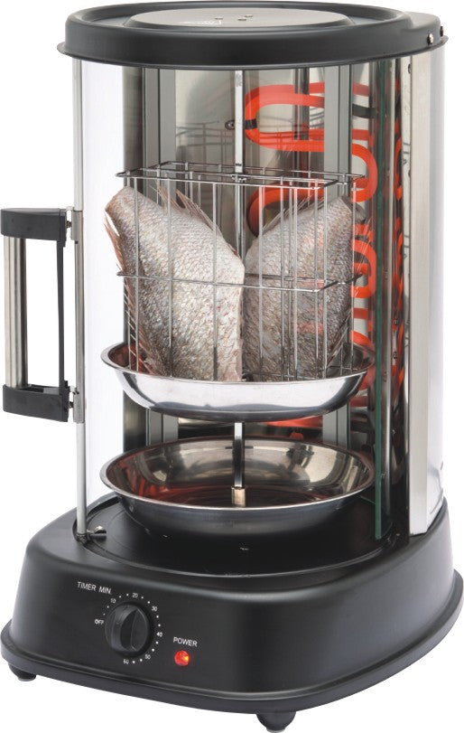 Indoor Electric Smokeless Rotisserie & Skewer Stove