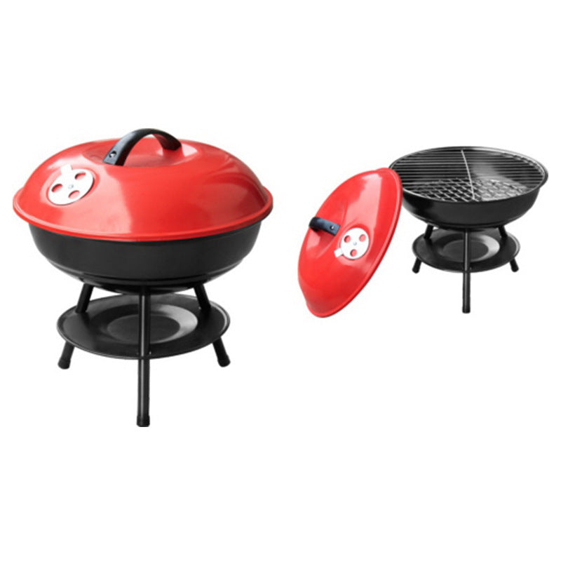 Portable Spherical Charcoal BBQ Grill Stove