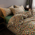 Pure Cotton Fitted Sheet and Quilt Cover Set